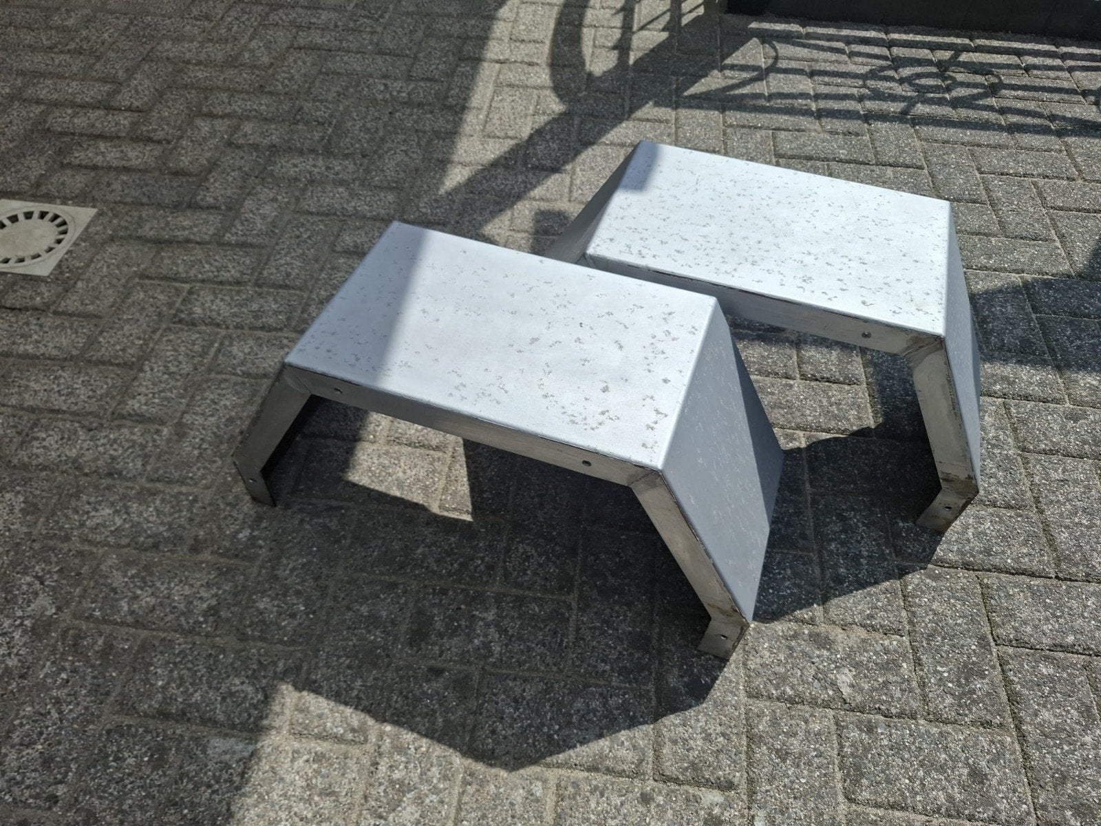 Aluminium spatborden 68x40x26 cm voor aanhanger, Ophalen, Gebruikt