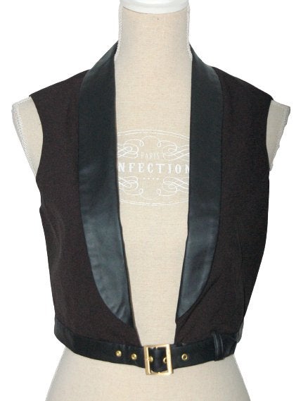 Nieuw Supertrash giletje, vestje, top, Mt. 38 / M, Maat 38/40 (M), Supertrash, Verzenden, Zwart