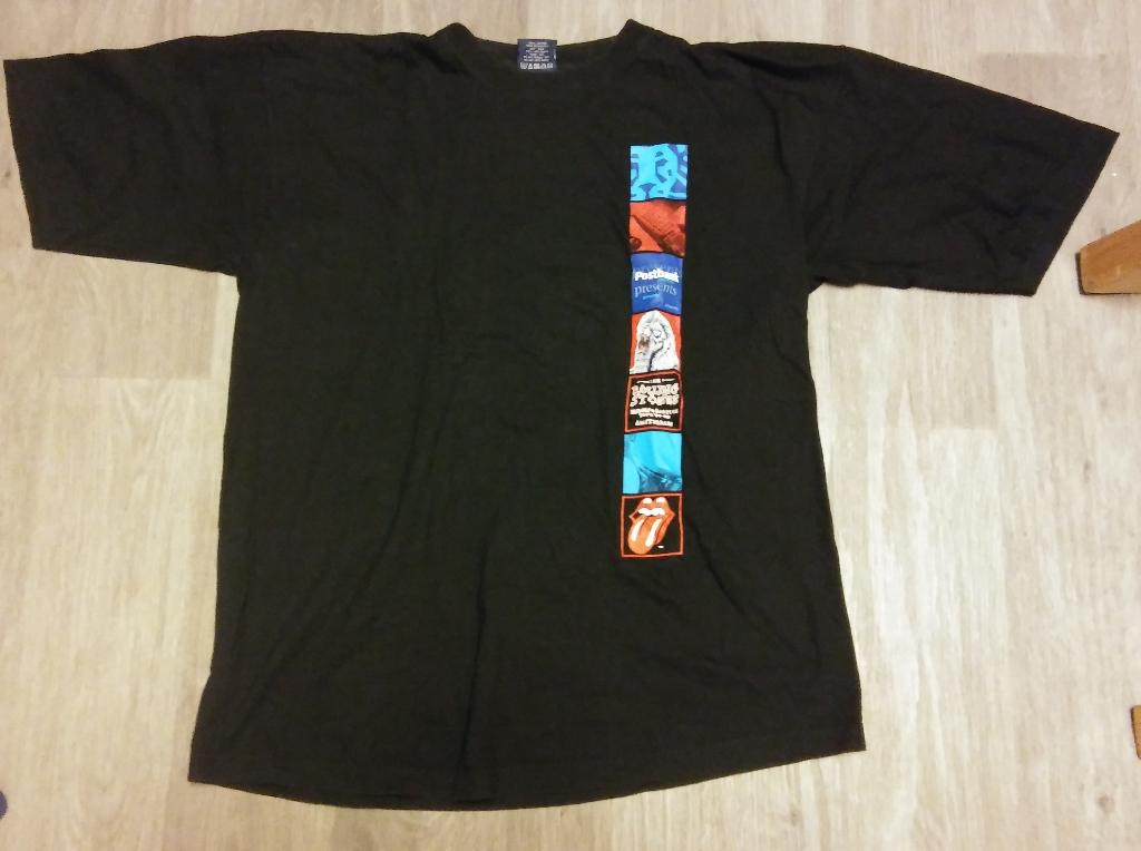 Rolling Stones Postbank vintage t-shirt shirt bridges 97 98, Verzenden, Zo goed als nieuw, Kleding