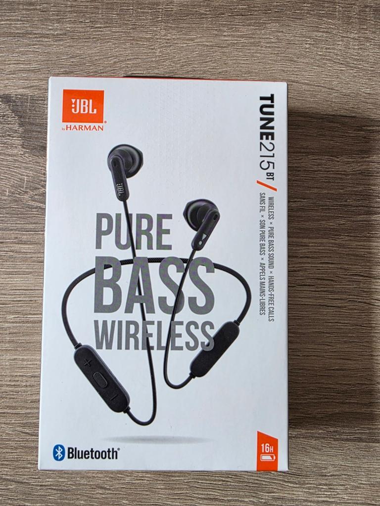 JBL Tune 215BT Zwart Wireless Earbud Headphones, Audio, Tv en Foto, Koptelefoons, Ophalen of Verzenden, Nieuw, Overige merken