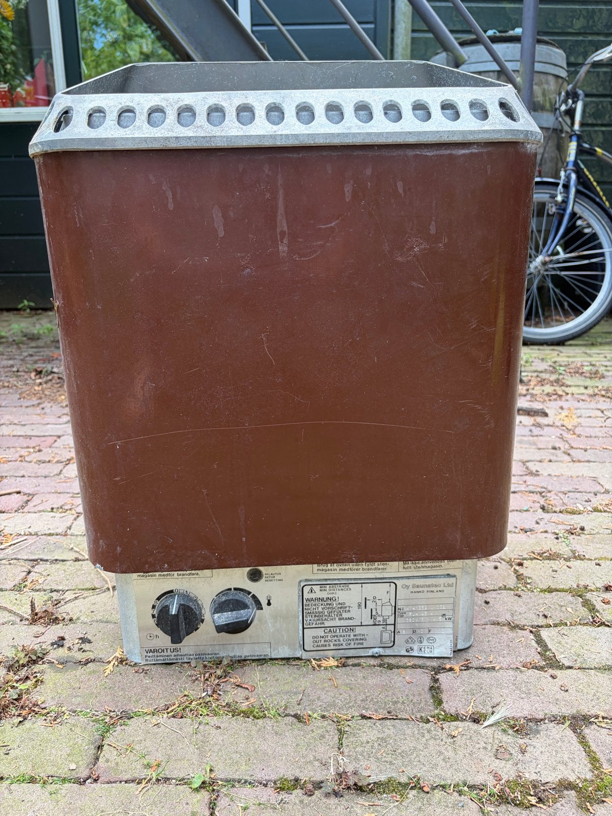 Saunakachel 380V 4.5 kW - Oy Saunatec Ltd FUH 45 A, Ophalen, Gebruikt