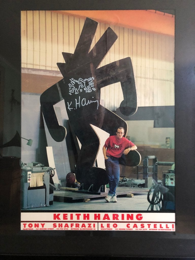 Tekening Keith Haring, Antiek en Kunst, Ophalen