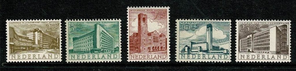 Nederland : 1955 - Zomerzegels - NVPH 655 t/m 659, Postzegels en Munten, Postzegels | Nederland, Ophalen of Verzenden, Na 1940