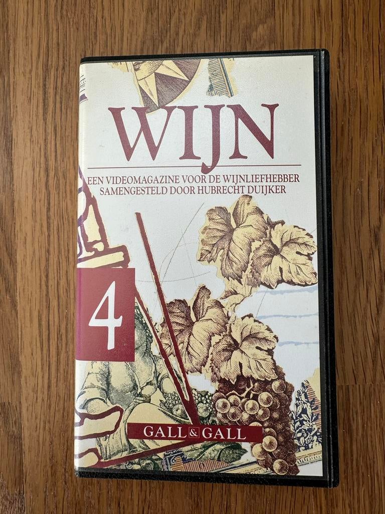 Wijn videomagazine Gall & Gall VHS, Alle leeftijden, Ophalen of Verzenden, Gebruikt, Overige genres