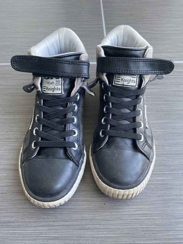 Zwarte hoge sneakers van British Knights maat 34, Gebruikt, Schoenen, Ophalen of Verzenden, Jongen
