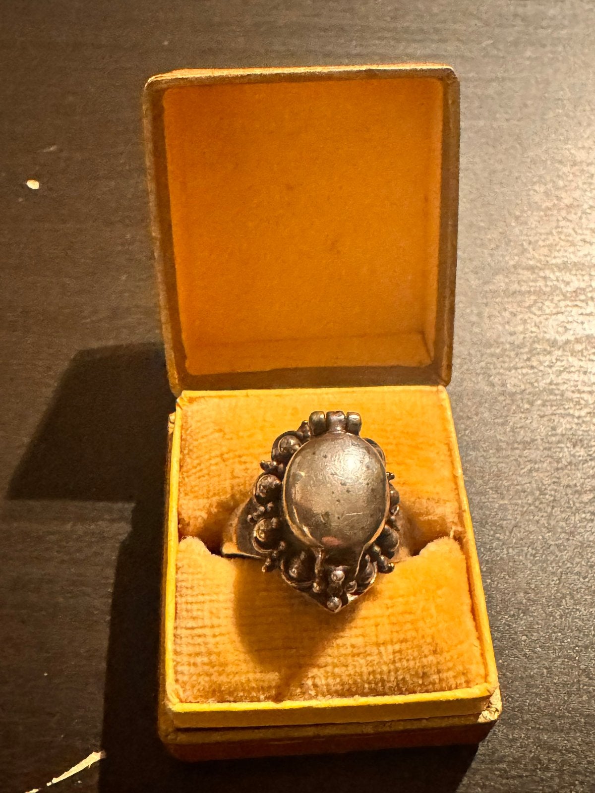 Originele zilveren gifring/giftring in doosje, Ophalen of Verzenden