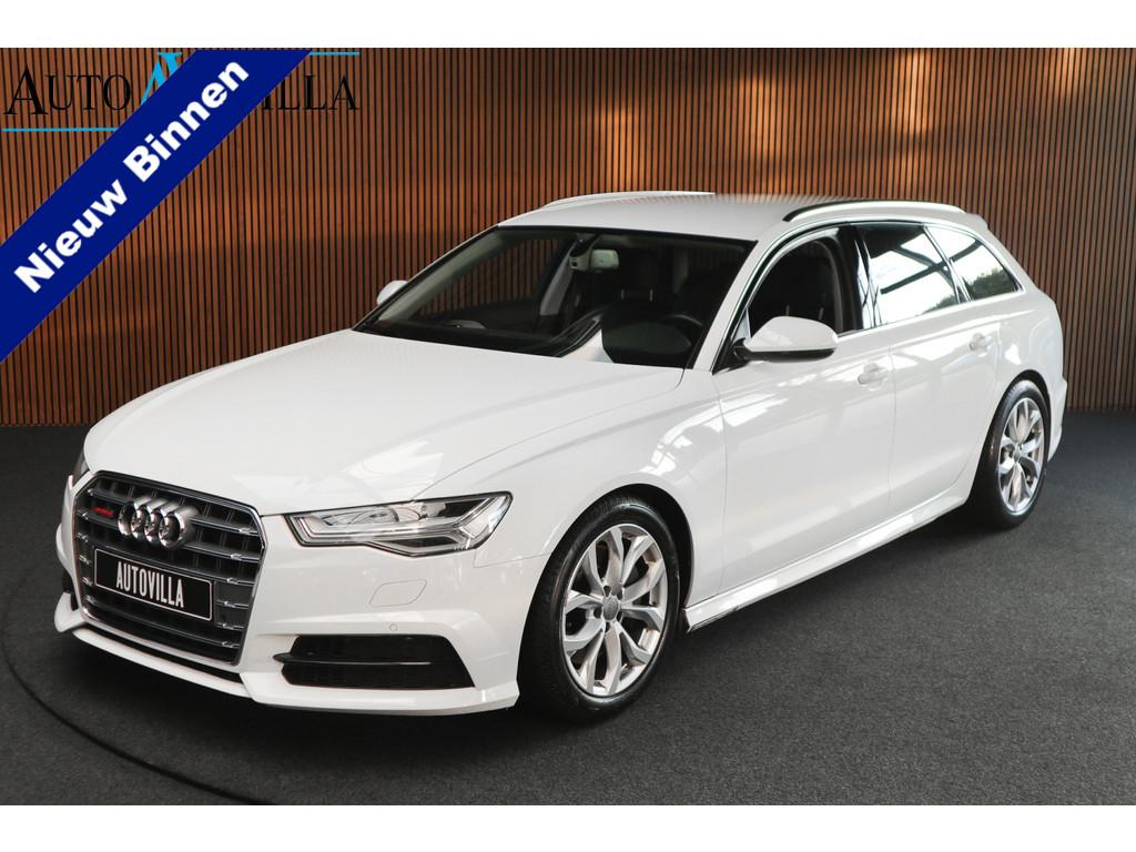 Audi A6 Avant 50 TDI quattro Navi Leer Elektr achterklep PDC, Automaat, 2000 kg, Leder en Stof, Wit