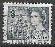 Canada 1971/1972 - Yvert 470 - Koningin Elisabeth II (ST), Verzenden, Gestempeld, Noord-Amerika