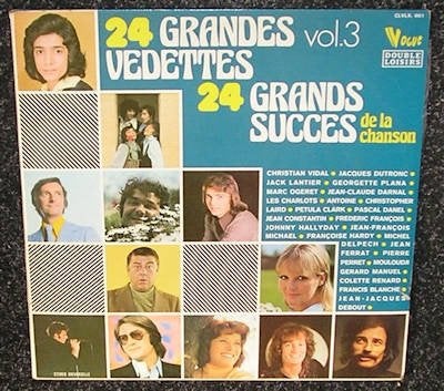 24 Grandes Vedettes, 24 Grands Succès – Vol.3 1974 LP2096, Gebruikt, Pop, Ophalen of Verzenden, 12 inch