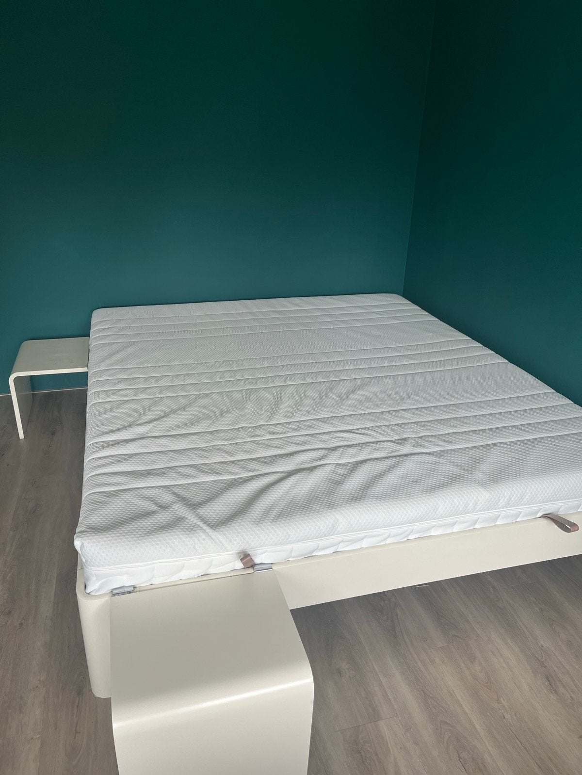 Auping bed 180x200 incl matras, Verstelbaar, Wit, Tweepersoons, Ophalen of Verzenden