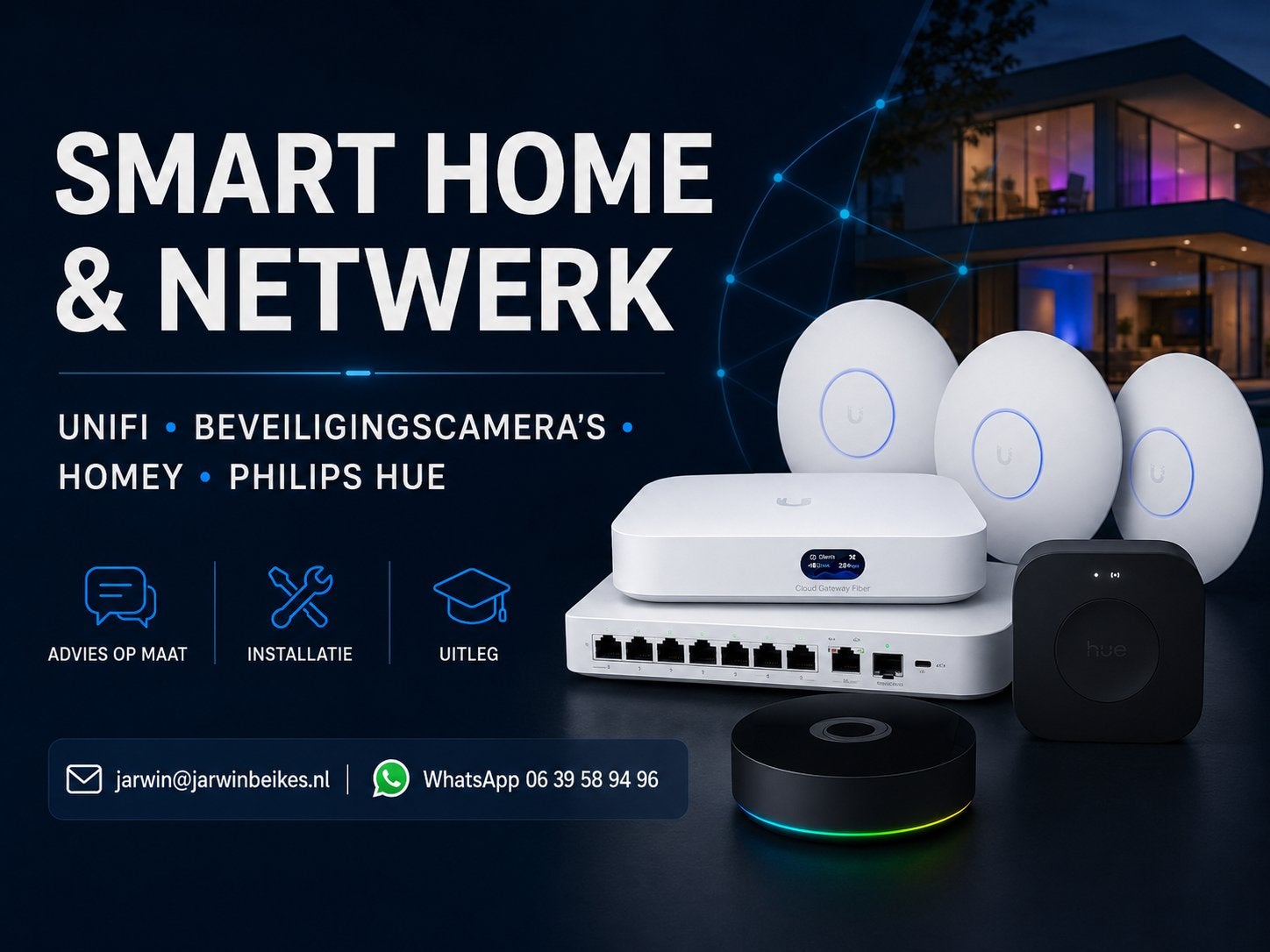 Netwerk & smart home installeren | Advies op maat, Computers en Software, Netwerk switches, Ophalen