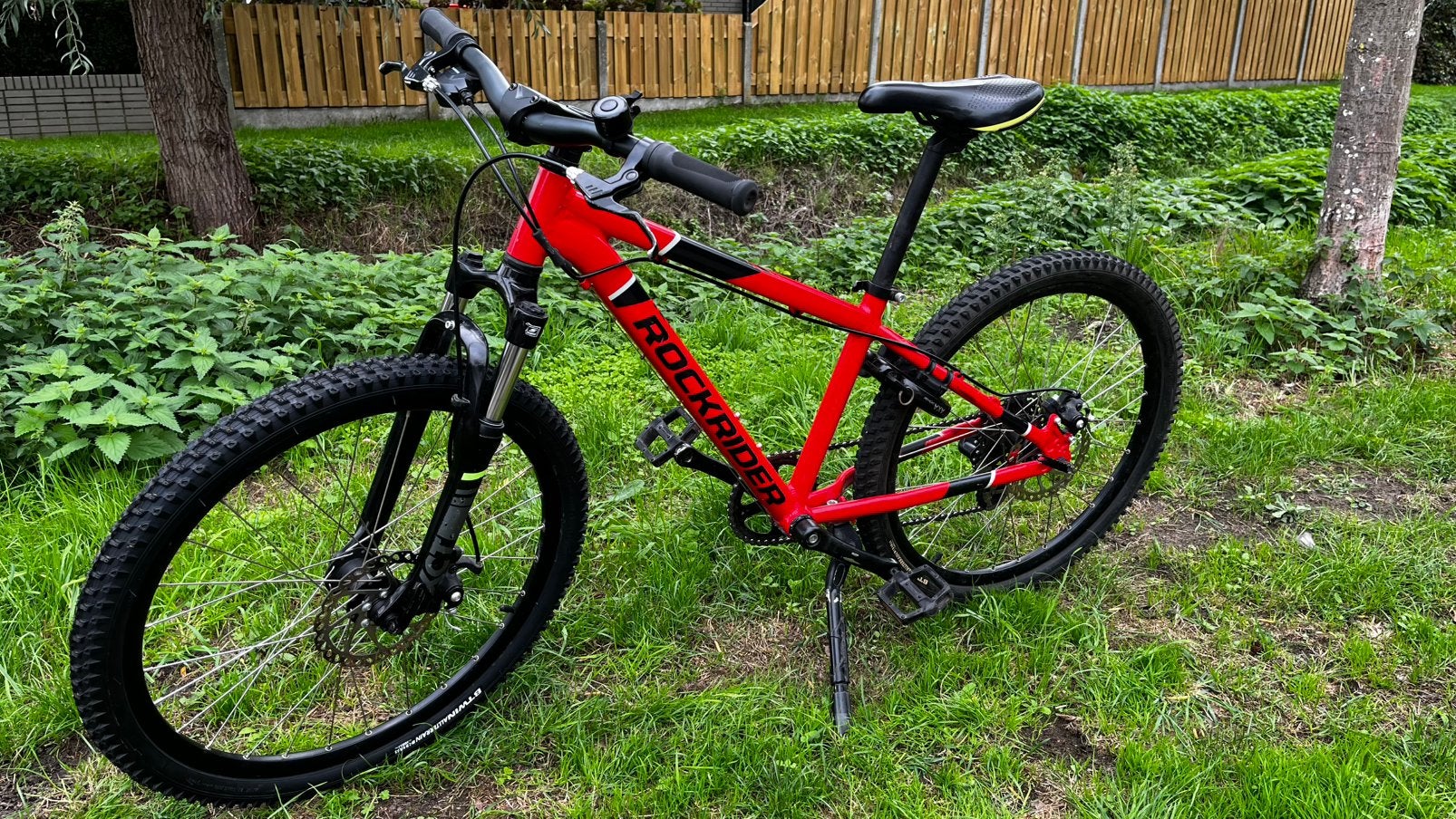 Rockrider ST900 24” rood, Fietsen en Brommers, 57 cm of meer, Hardtail, Zo goed als nieuw, Schijfrem