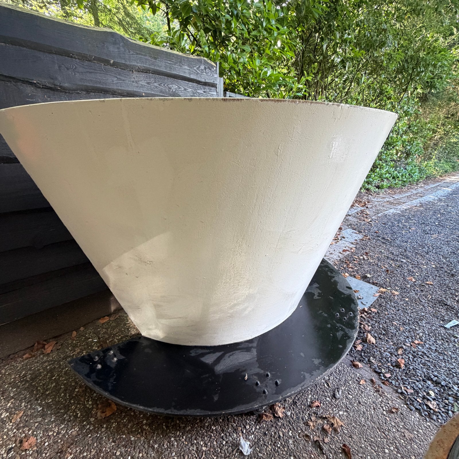 Unieke Witte DJ console / booth, Ophalen, Gebruikt