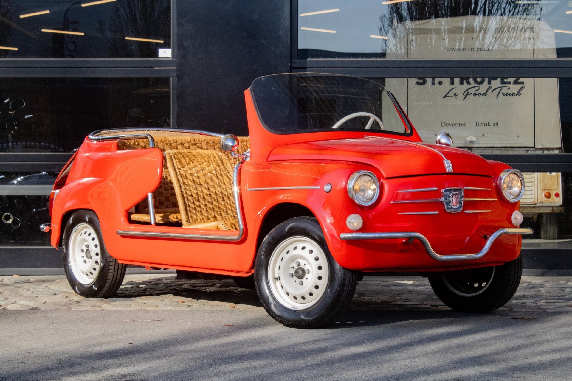 Fiat 600 Jolly, Achterwielaandrijving, Gebruikt, 4 cilinders, Cabriolet