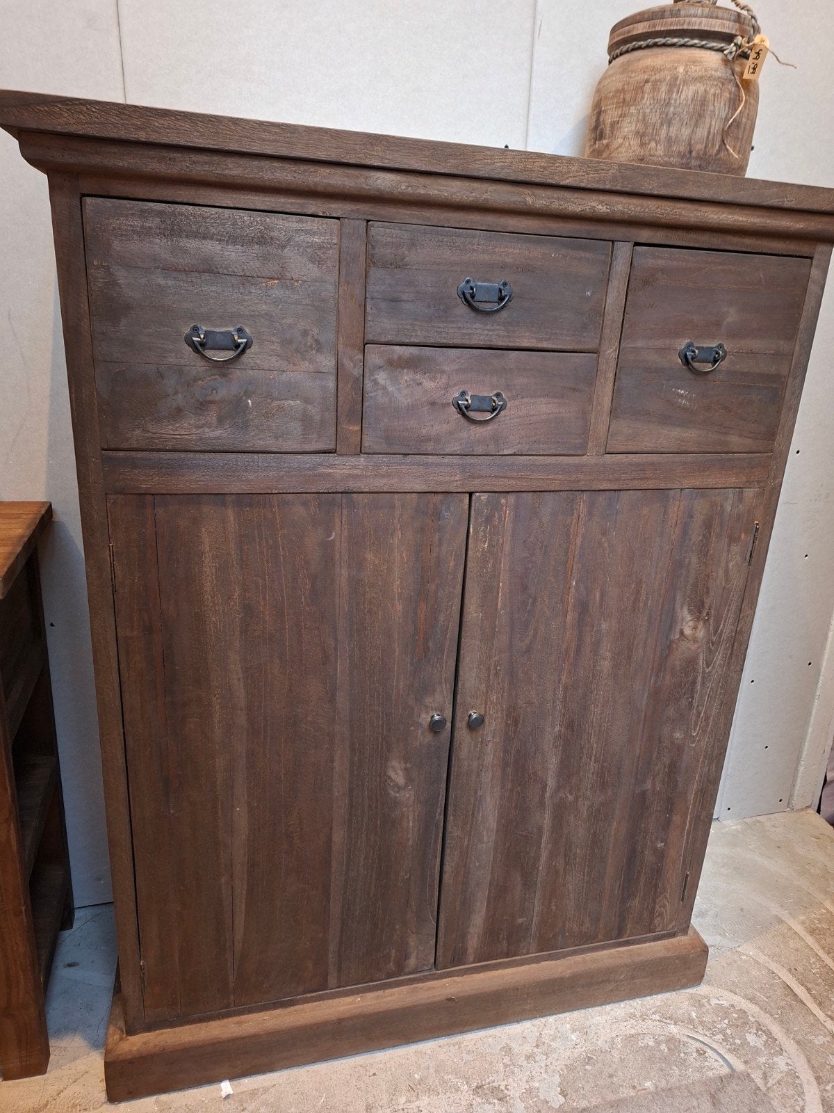 Stoere Meidenkast met Lades en Schappen - Robuust Design, Huis en Inrichting, Ophalen, Nieuw, Landelijke, Industriële, Robuuste