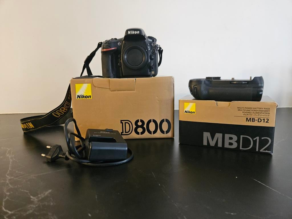 Nikon D800 + MBD12 Grip, Ophalen, Nikon, Geen optische zoom
