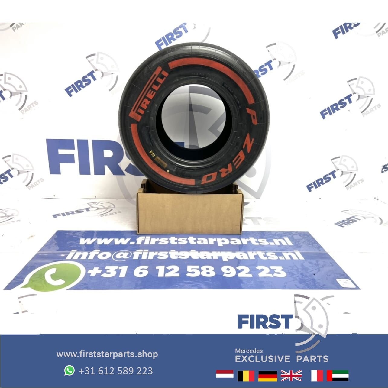 ORIGINELE FORMULE 1 Pirelli P ZERO BAND F1 SLICK ROOD SOFT T, Gebruikt, -, -, Ophalen of Verzenden
