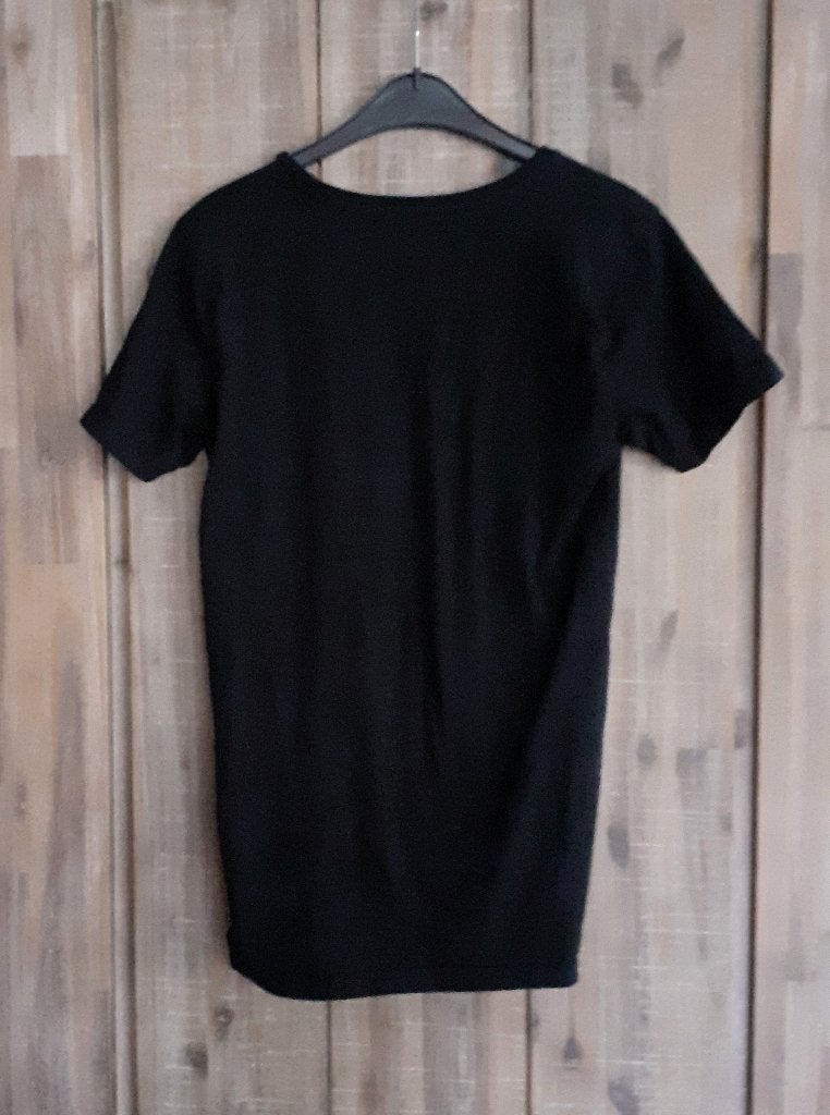 Zwart V-hals T-shirt - Maat S, Zwart, Ophalen of Verzenden, Zo goed als nieuw, Sutherland
