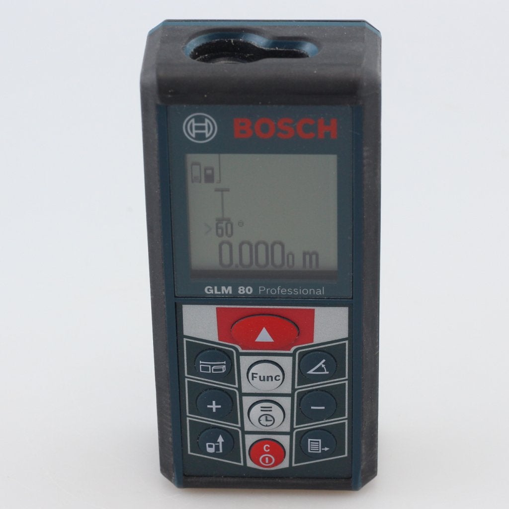 Bosch GLM80 Afstandmeter Incl Opberghoes, Bosch, Zo goed als nieuw, Support@bosch.com, Robert Bosch GmbH
Robert-Bosch-Platz 1
70839 Gerlingen-SchillerhÃ¶he
Germany