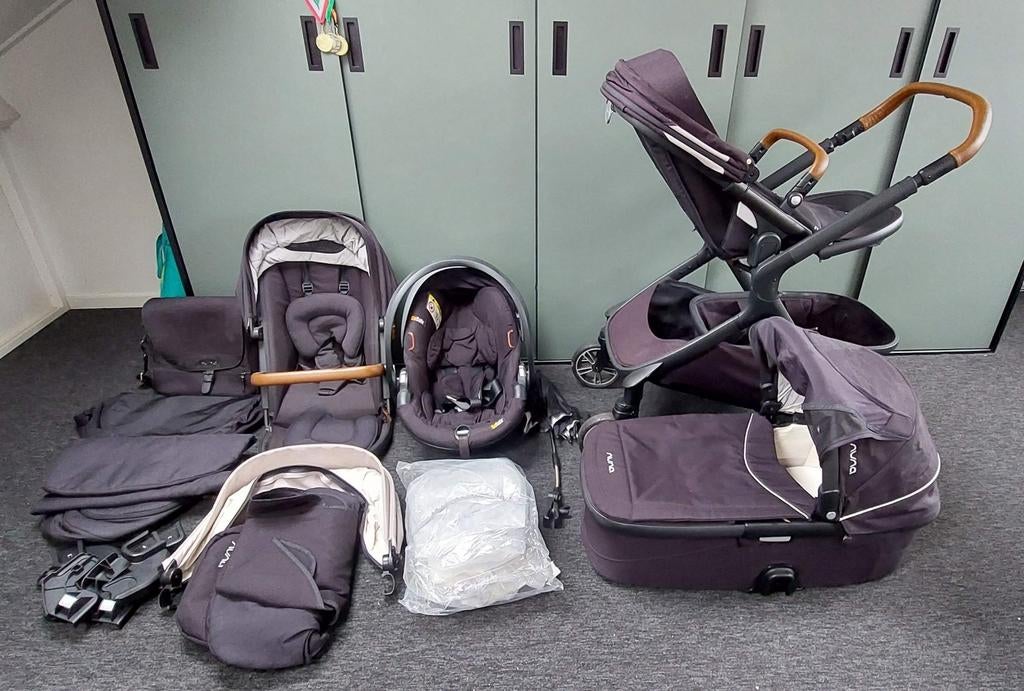 Nuna Demi Grow duo kinderwagen met veel uitbreidingen, Zo goed als nieuw, Duowagen, Ophalen, Kinderwagen