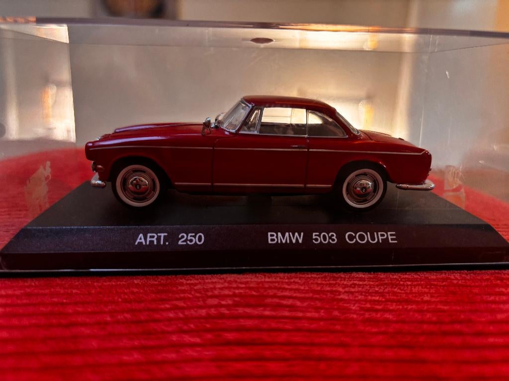 BMW 503 Coupé – rood, Ophalen of Verzenden, Zo goed als nieuw, Auto, MiniChamps