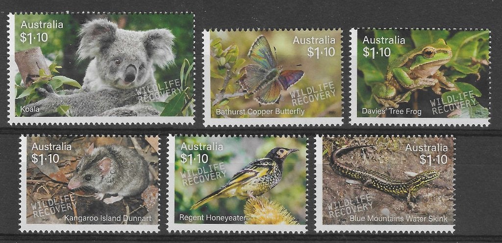 AUSTRALIE 2020, mi 5177/82 "Wildlife Recovery" postfris, Ophalen of Verzenden, Postfris