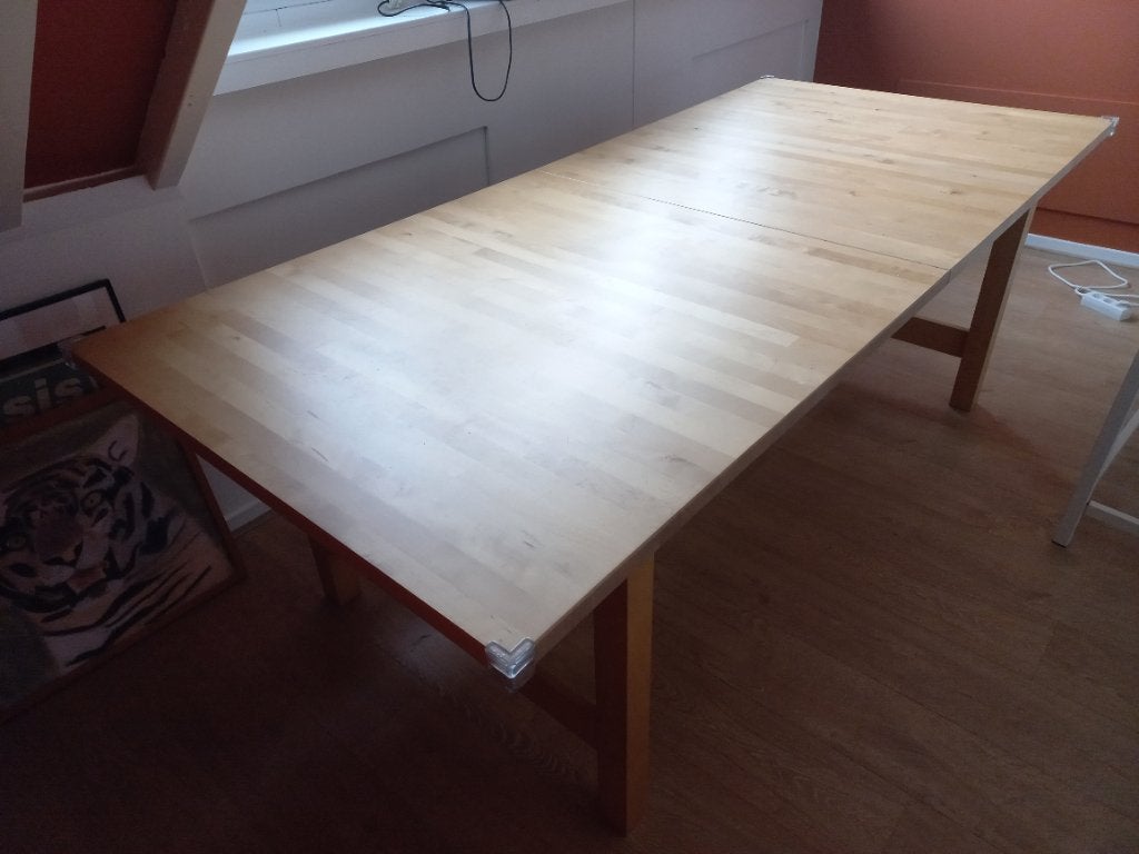 Ikea eettafel uitschuifbaar, Ophalen, Gebruikt, 200 cm of meer, 50 tot 100 cm
