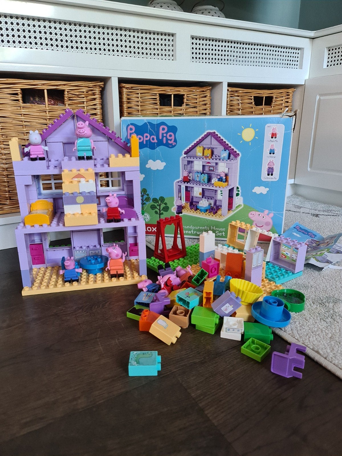 Peppa Pig Bloxx Huis met extra sets, Ophalen, Gebruikt, Overige merken