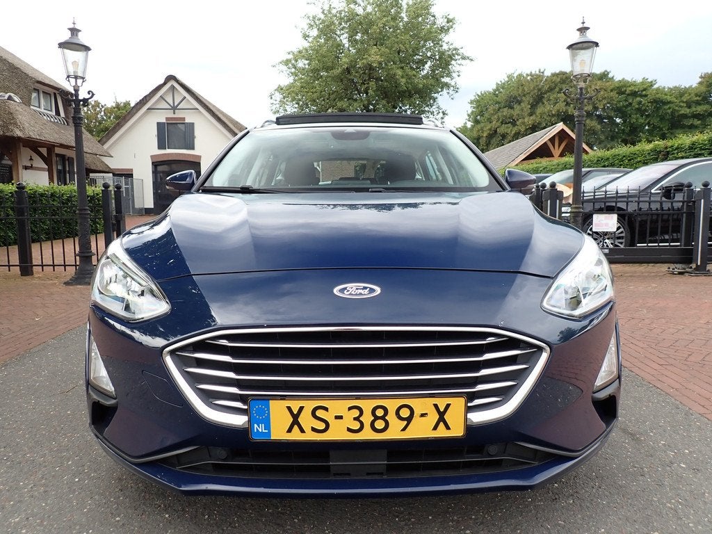 Ford Focus Wagon 1.0 EcoBoost Titanium Business / CAMERA / P, Stof, Euro 6, 715 kg, Blauw