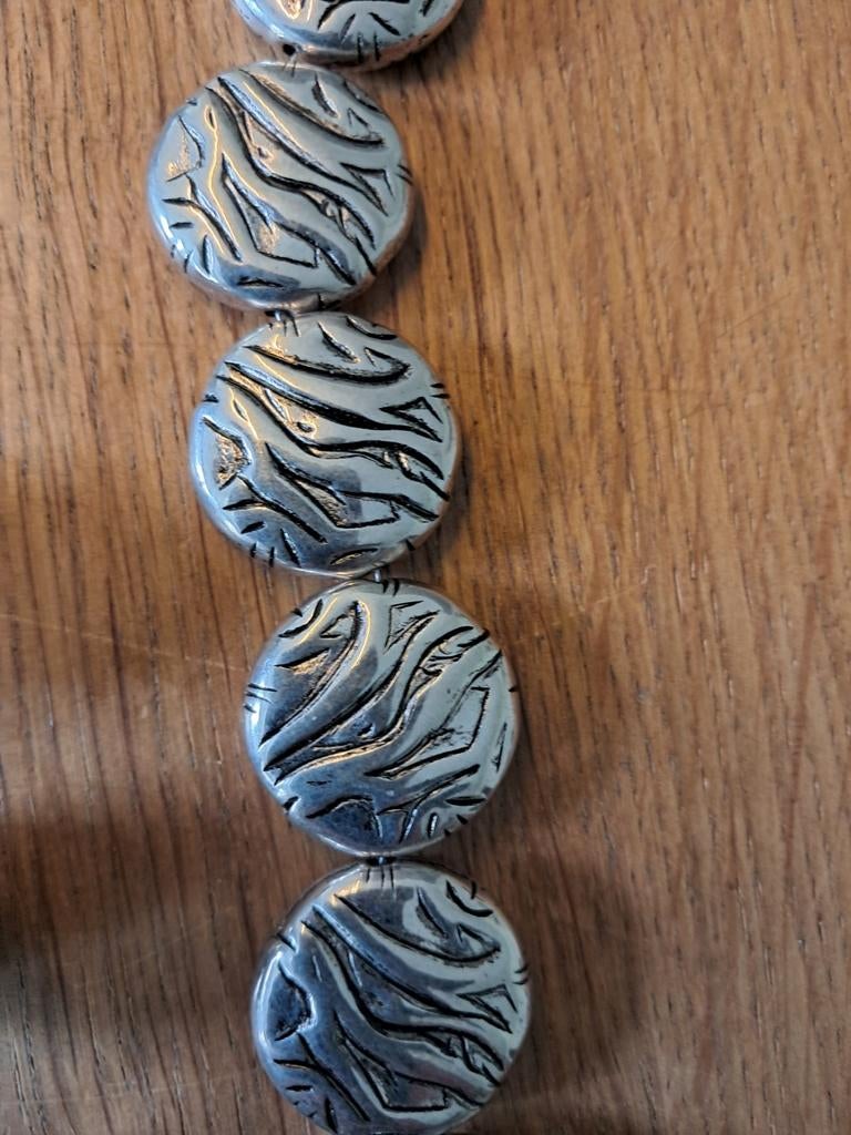 Diverse zilverkleurige kralen voor sieraden, Ophalen of Verzenden, Gebruikt, Kraal