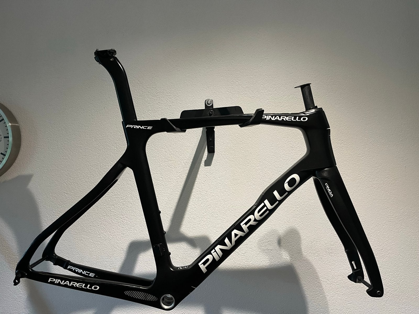 Pinarello Prince F Carbon Racefiets Frame - Zwart, Ophalen, Frame, Gebruikt, Racefiets