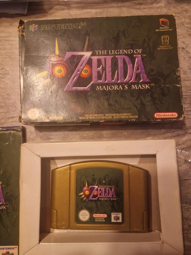 Nintendo 64: The Legend of Zelda Majora's Mask origineel, Spelcomputers en Games, Games | Nintendo 64, Gebruikt, 1 speler, Eén computer