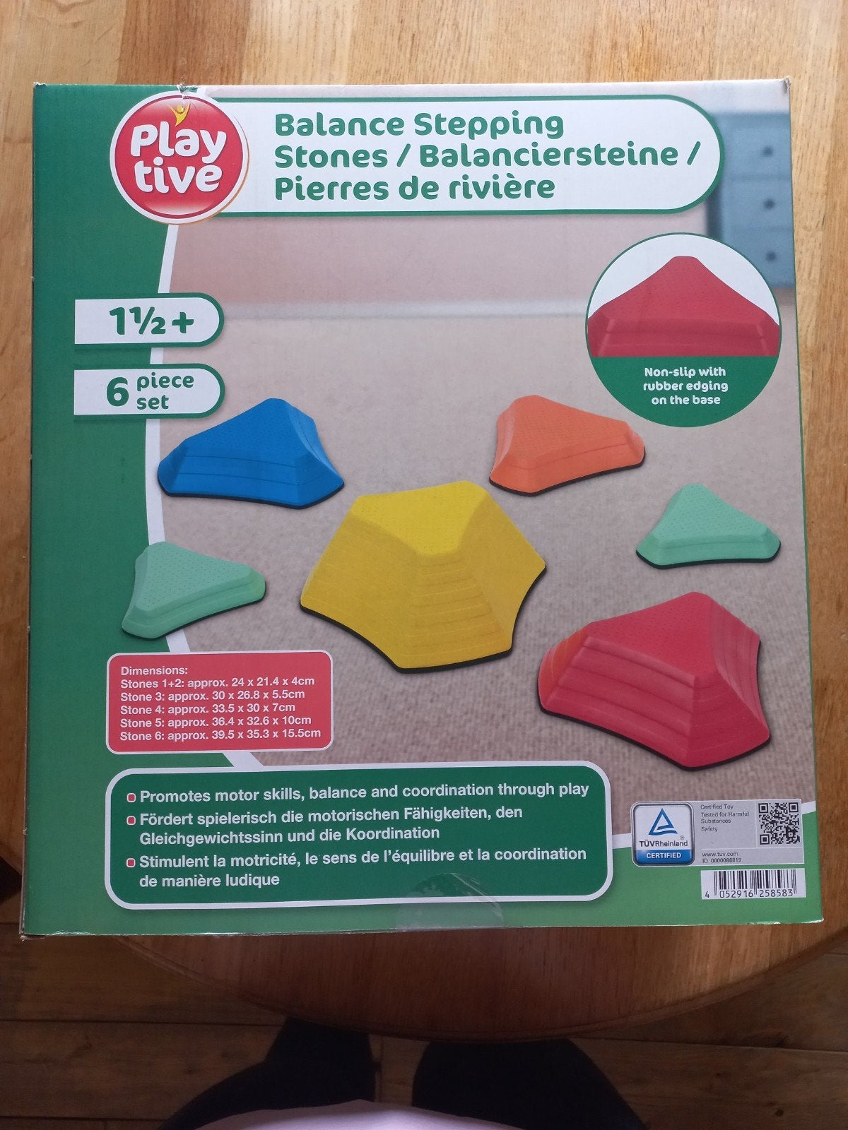 6-delige Balansstenen Set - Sensorisch Speelgoed Kinderen, Ophalen of Verzenden, Nieuw, Overige typen