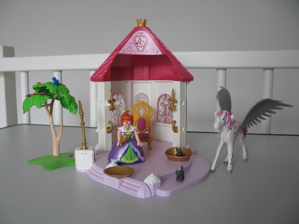 Playmobil Prinsessenkamer met Pegasus 5985, Ophalen of Verzenden, Zo goed als nieuw, Complete set