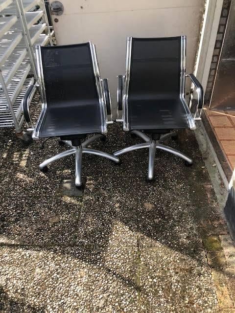 2 Sitland kantoor/vergader stoelen, Ophalen, Gebruikt, Zwart