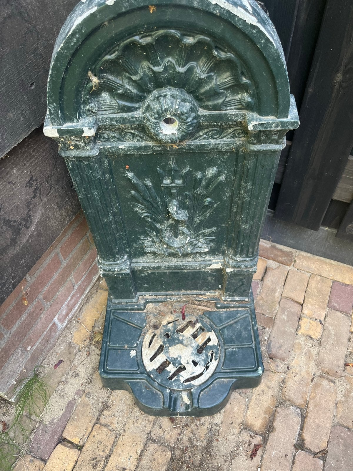 Antieke gietijzeren waterpomp / fontein, Ophalen, Gebruikt, Metaal, Overige typen