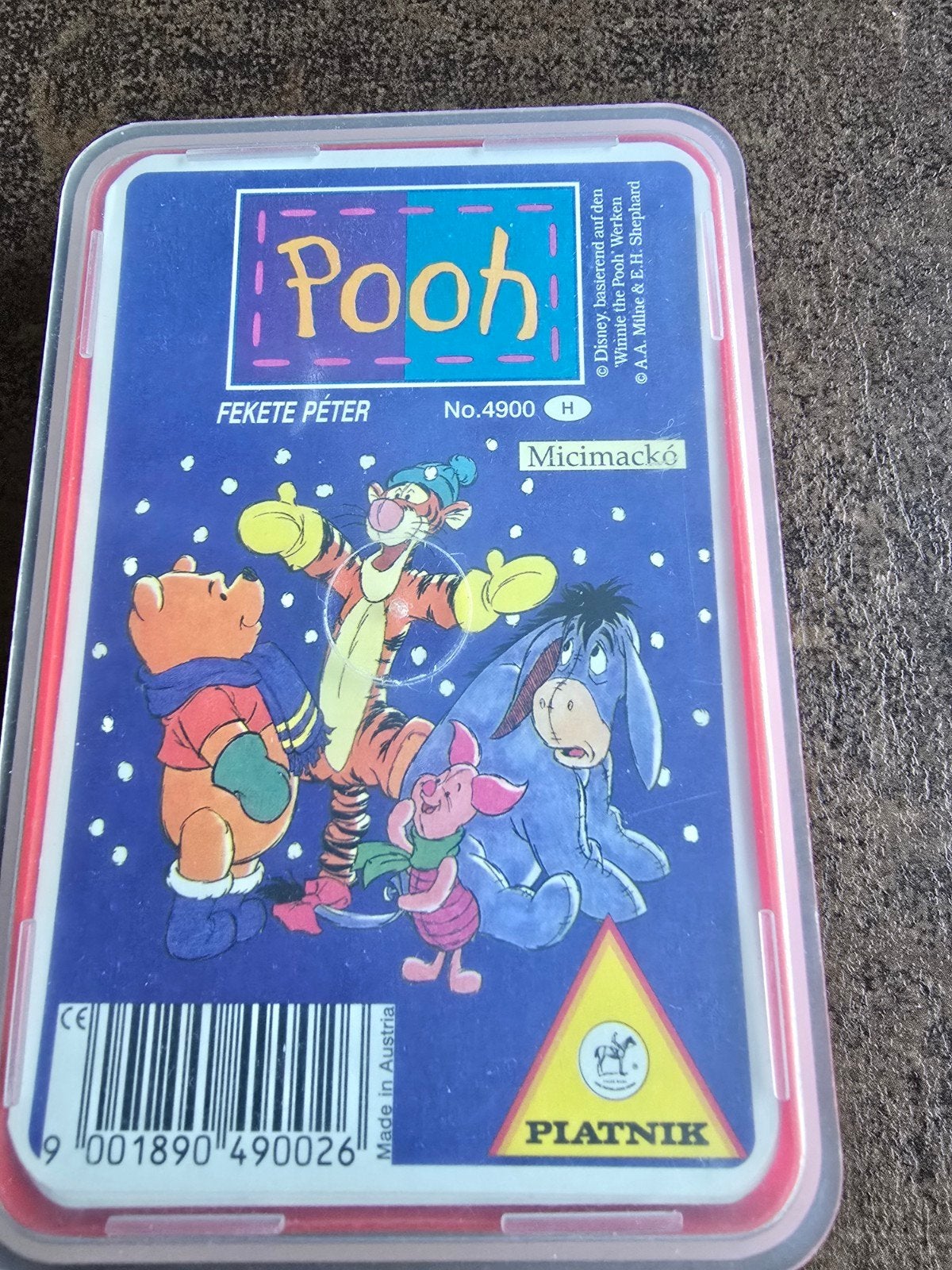 Vintage Winnie de Poeh kaartspel Piatnik (Onbespeeld), Verzamelen, Ophalen of Verzenden