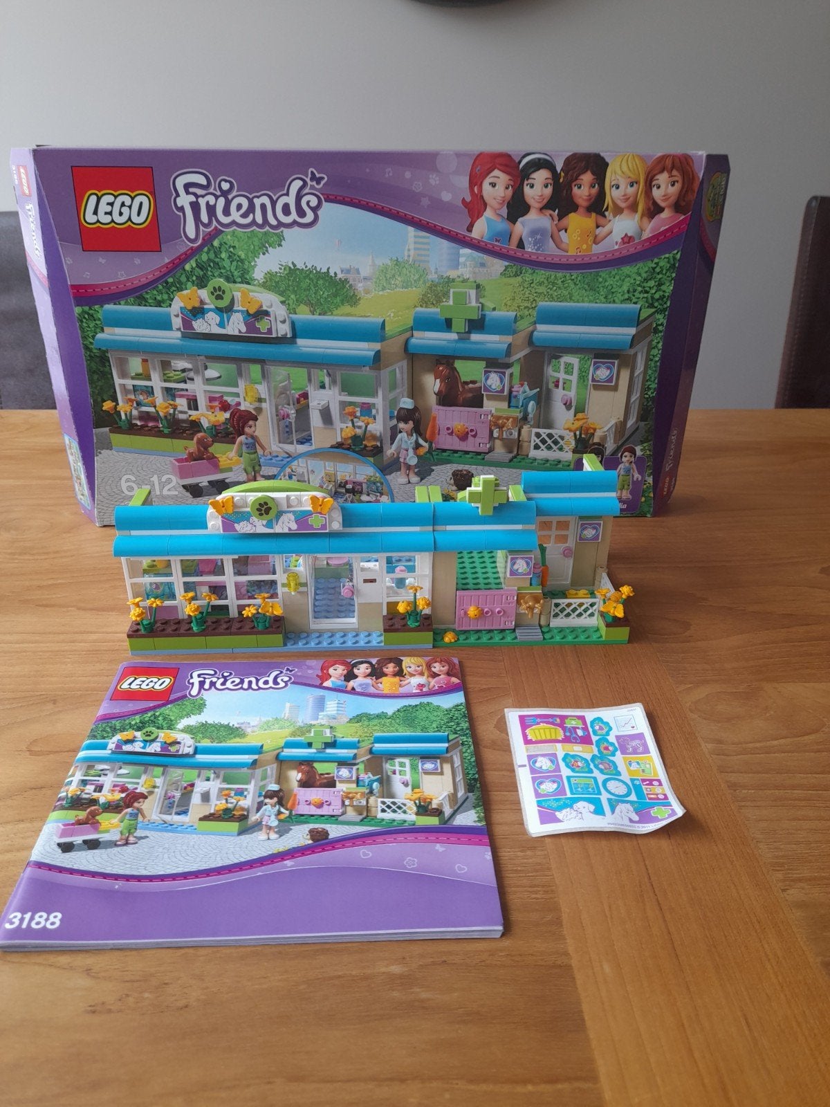 LEGO Friends Dierenkliniek (3188) - Compleet, Lego, Friends, Ophalen of Verzenden, Zo goed als nieuw