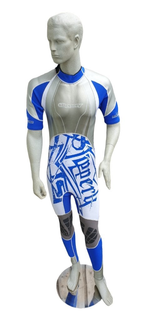 SLIPPERY Matrix II Wetsuit (2-delig) Blue L -50% OFF!!!, Wetsuit, Heer, Nieuw, Ophalen of Verzenden