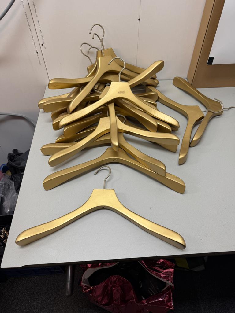 Partij professionele kledinghangers, Kleding | Dames, Kledinghangers, Gebruikt, Hout, Volwassenen, Ophalen