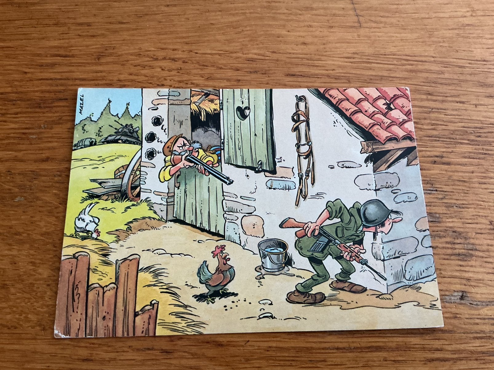 O552 militair humor Illustrator Jean-Pol, Ophalen of Verzenden, Overige thema's