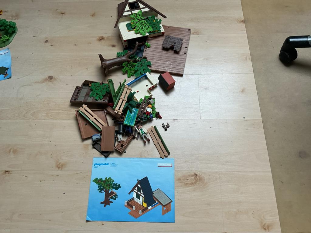 Playmobil - boshuis - nummer 4207, Kinderen en Baby's, Speelgoed | Playmobil, Ophalen of Verzenden, Gebruikt, Complete set