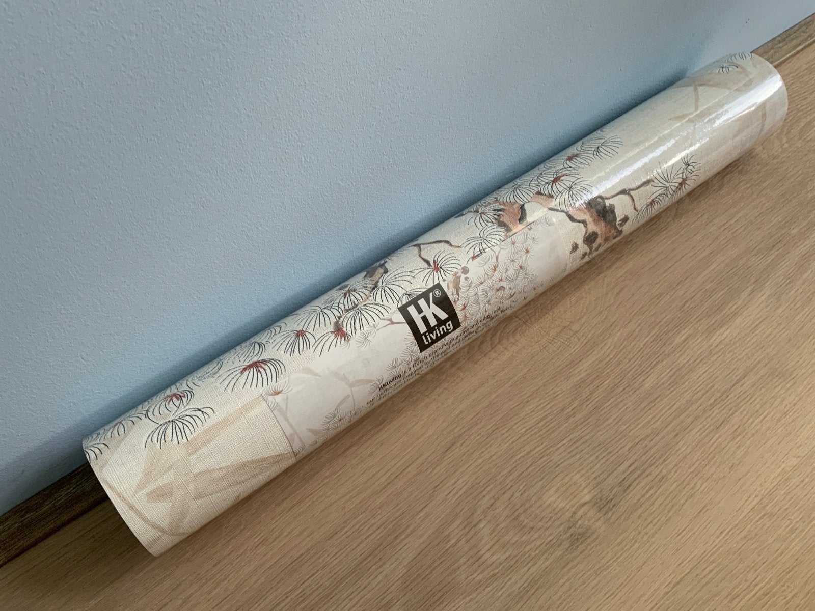 Prachtig Vliesbehang van HKliving 8 rollen, Bladeren, Natuurlijk, Overige merken, Wit
