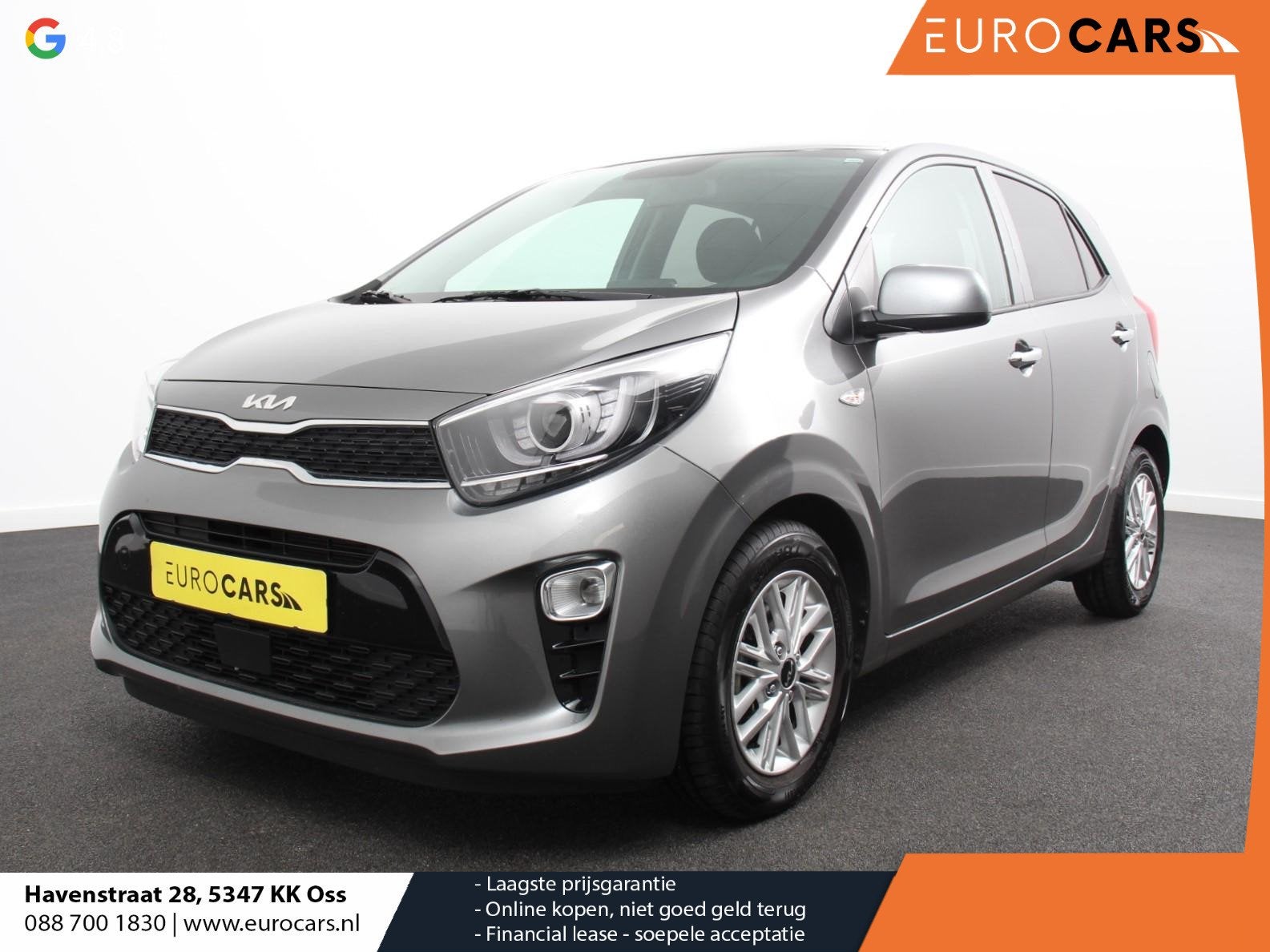 Kia Picanto 1.0 DPi Automaat DynamicLine Navigatie Apple Car, Auto's, Kia, Stof, Gebruikt, Euro 6, Navigatiesysteem
