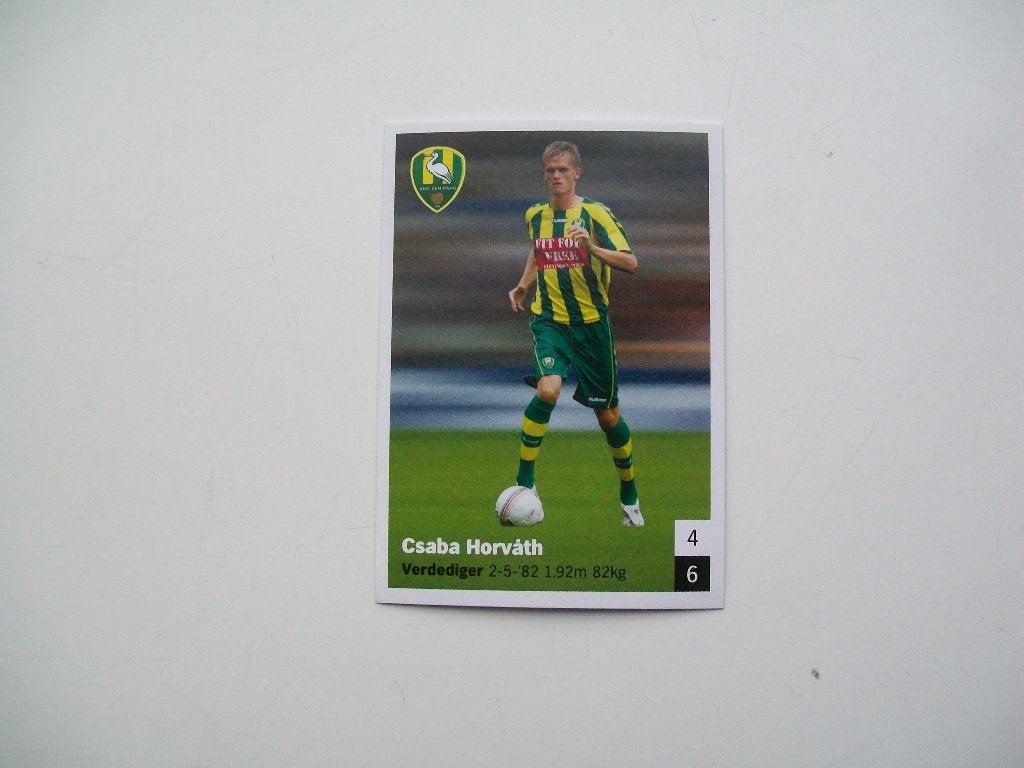 8 plaatjes uit AH voetbal boek, Ophalen of Verzenden, Zo goed als nieuw, Overige binnenlandse clubs, Spelerskaart