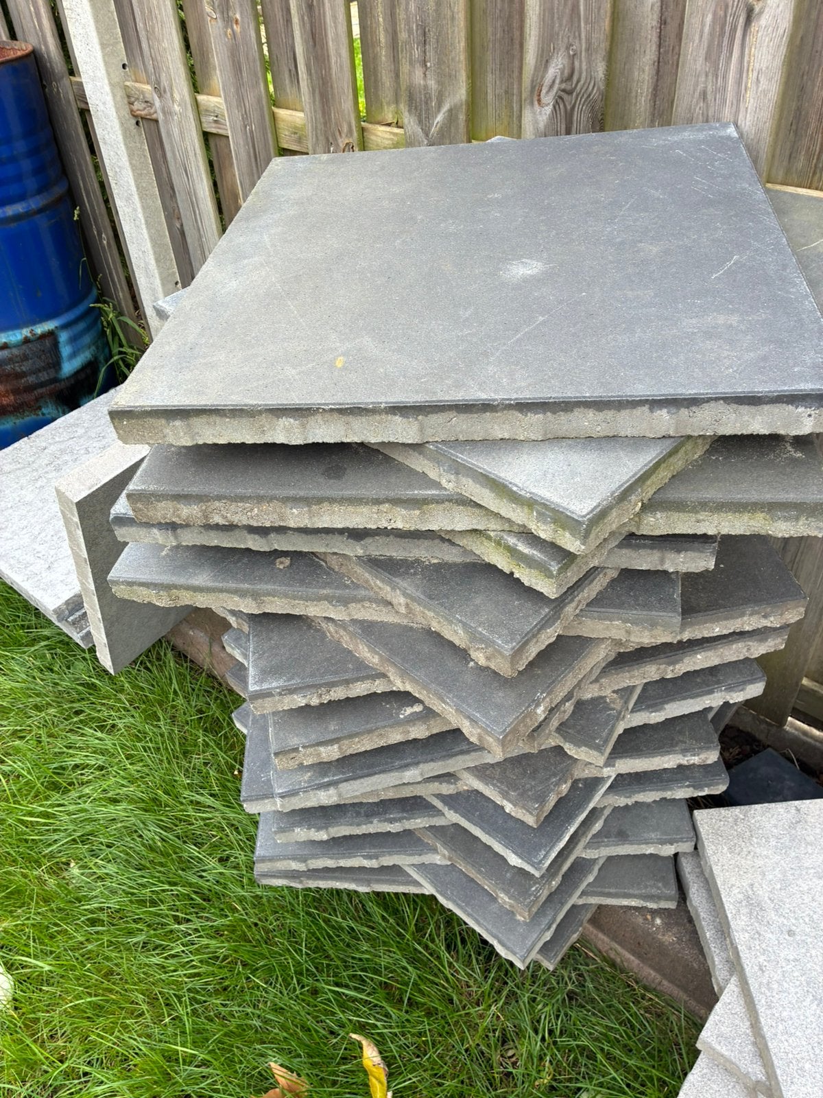 Gratis: stenen 60-60, Tuin en Terras, Ophalen, Zo goed als nieuw, Beton, Klinkers