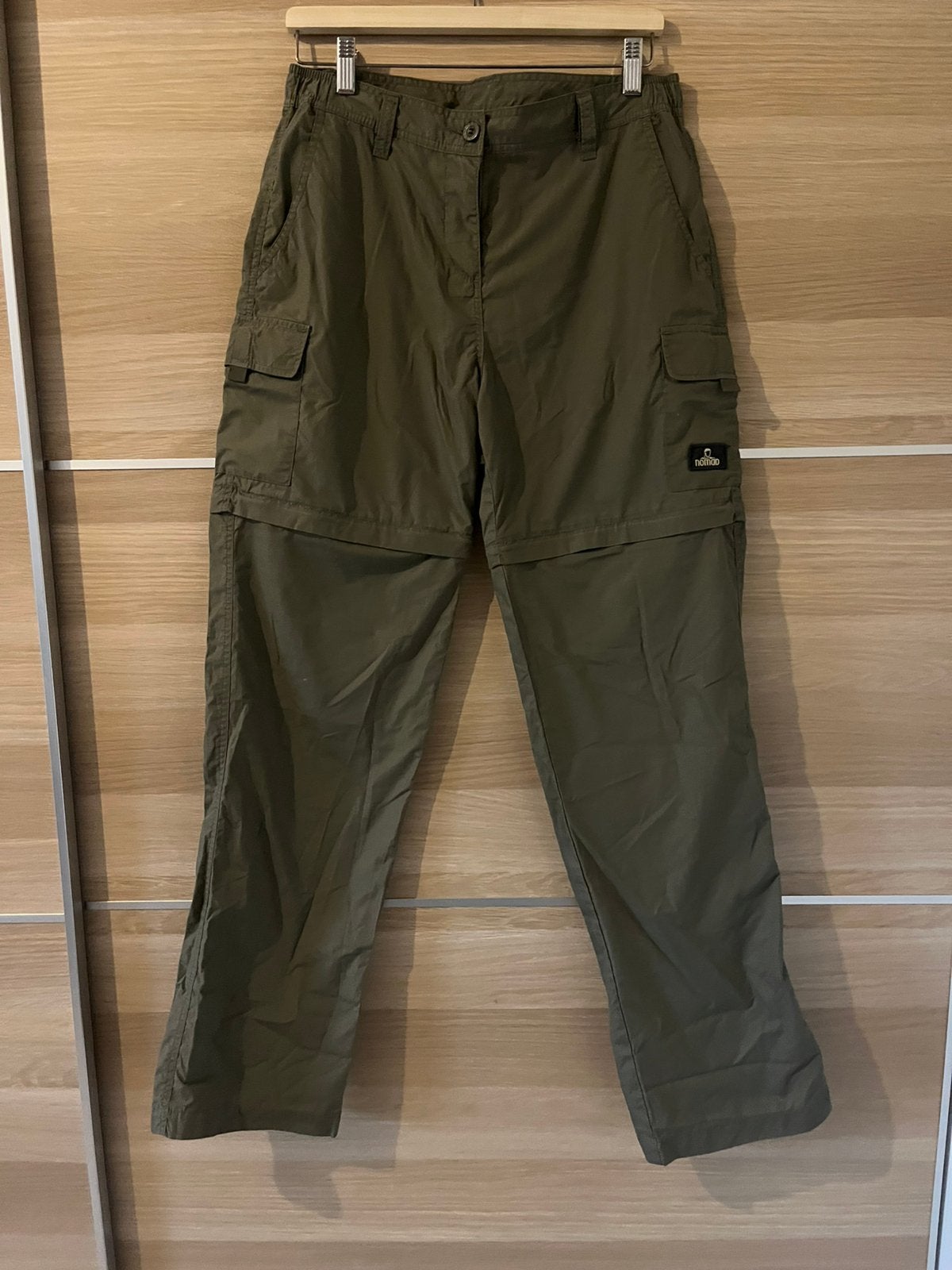 Nomad outdoor afrits broek wandelbroek zgan mt large / 40, Ophalen of Verzenden, Zo goed als nieuw, Maat 42/44 (L), Lang