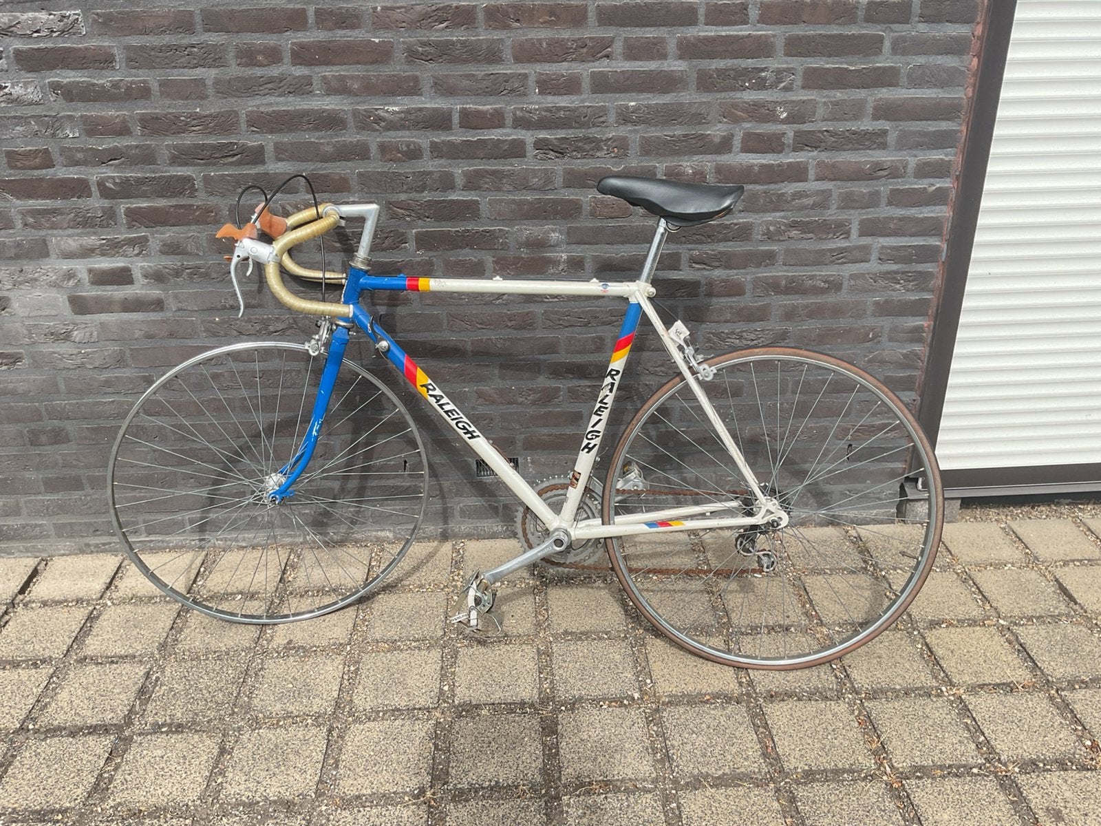 Raleigh vintage racefiets – 51 cm – Opknapper, Fietsen en Brommers, Fietsen | Racefietsen, Gebruikt, Velgrem, 49 tot 53 cm, Ophalen