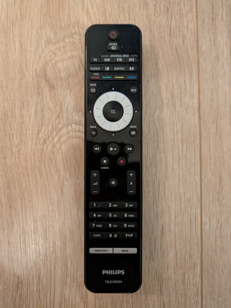Philips TV afstandbediening ~2007 - RC 4492/01B, Ophalen of Verzenden, Gebruikt, Origineel, Tv