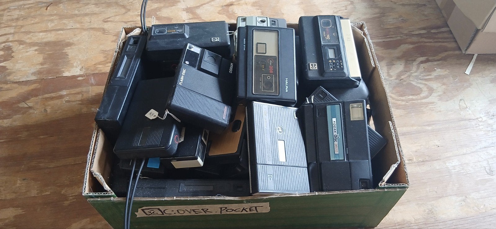 kodak disc cameras, doosje vol, Ophalen of Verzenden